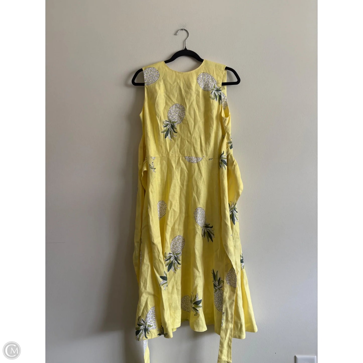 Dress Casual Maxi By Hobbs In Yellow, Size: 8