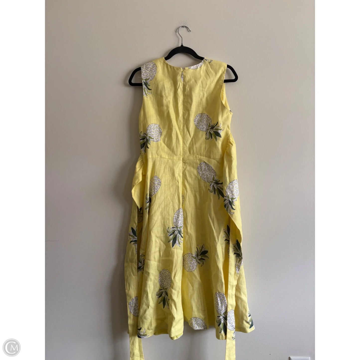Dress Casual Maxi By Hobbs In Yellow, Size: 8