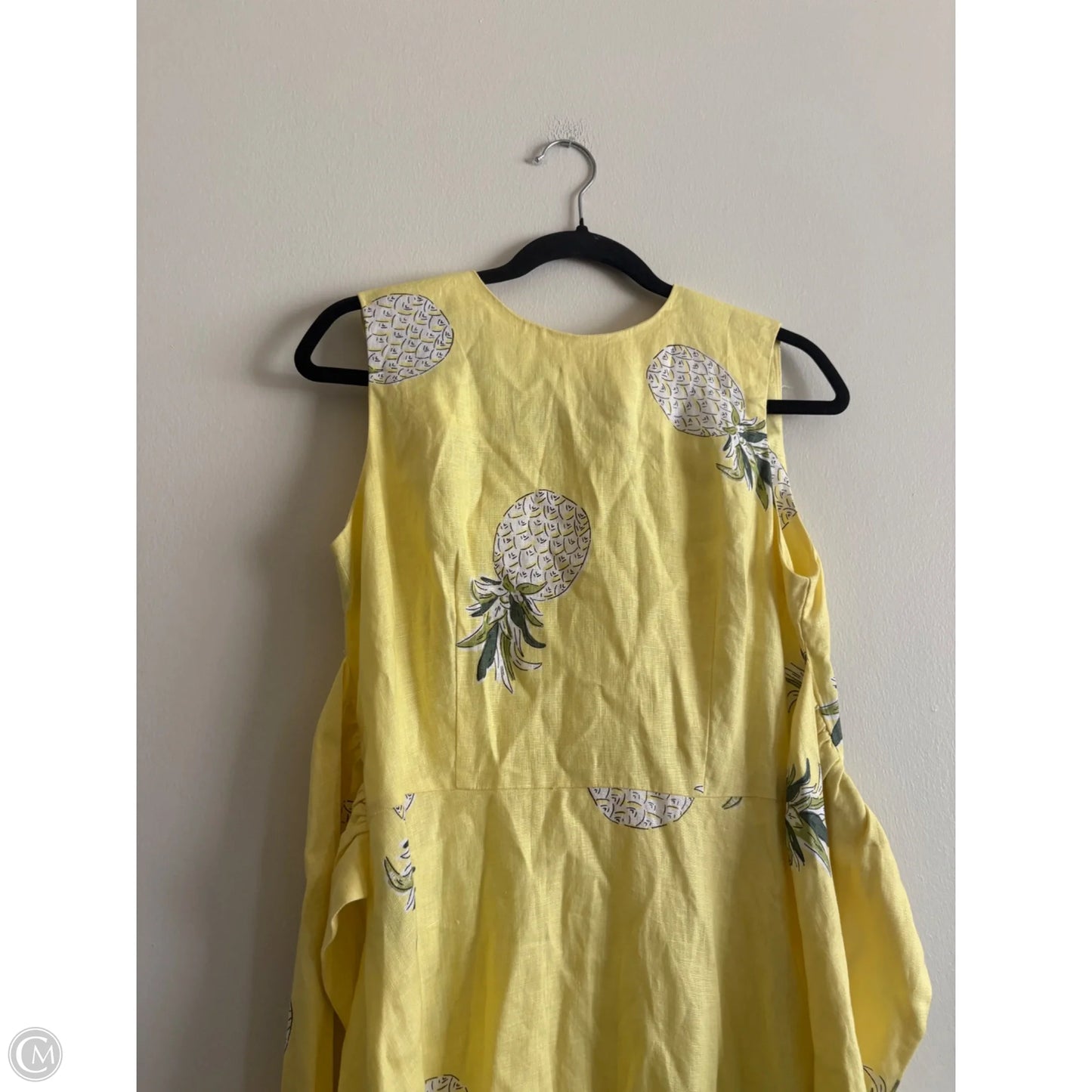 Dress Casual Maxi By Hobbs In Yellow, Size: 8