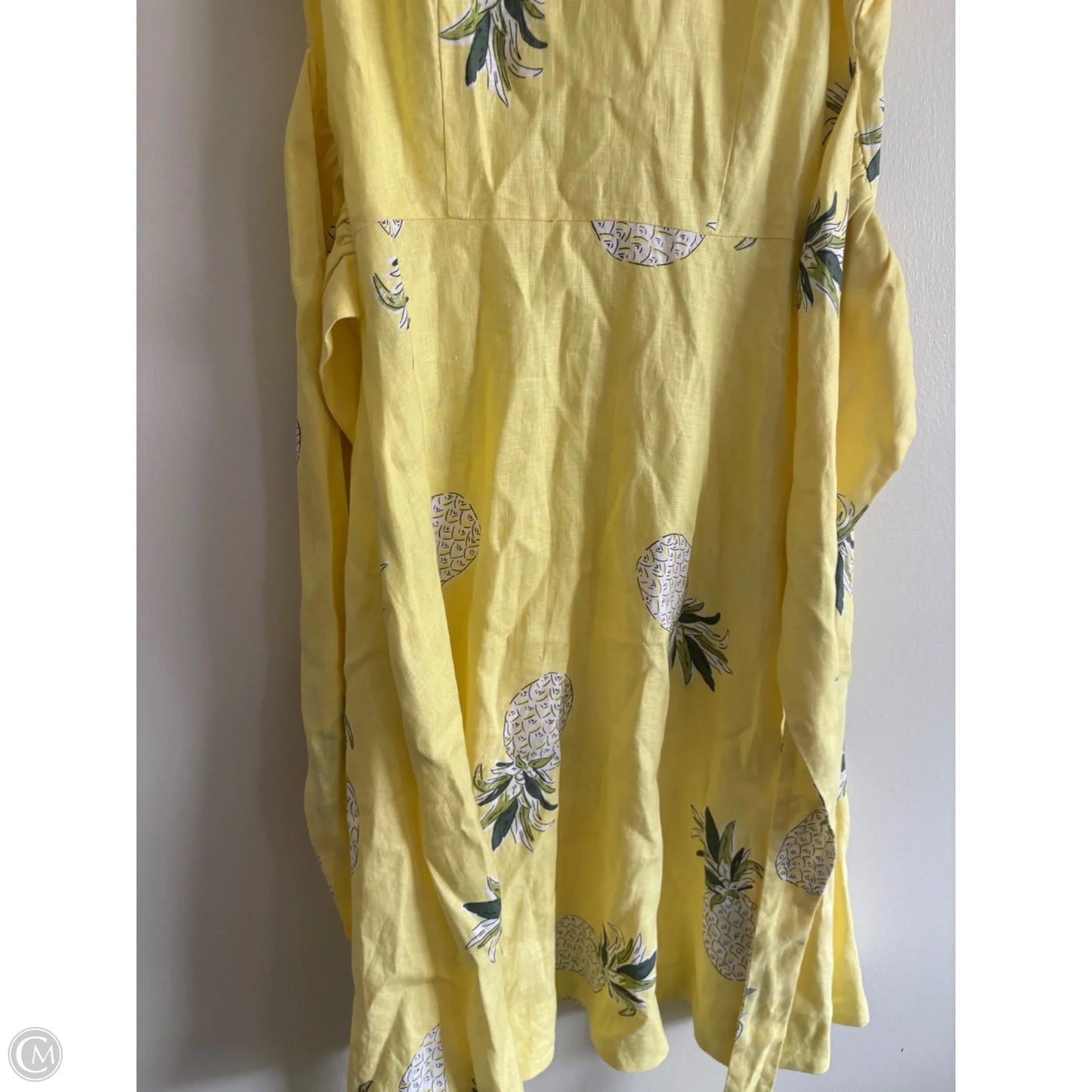 Dress Casual Maxi By Hobbs In Yellow, Size: 8