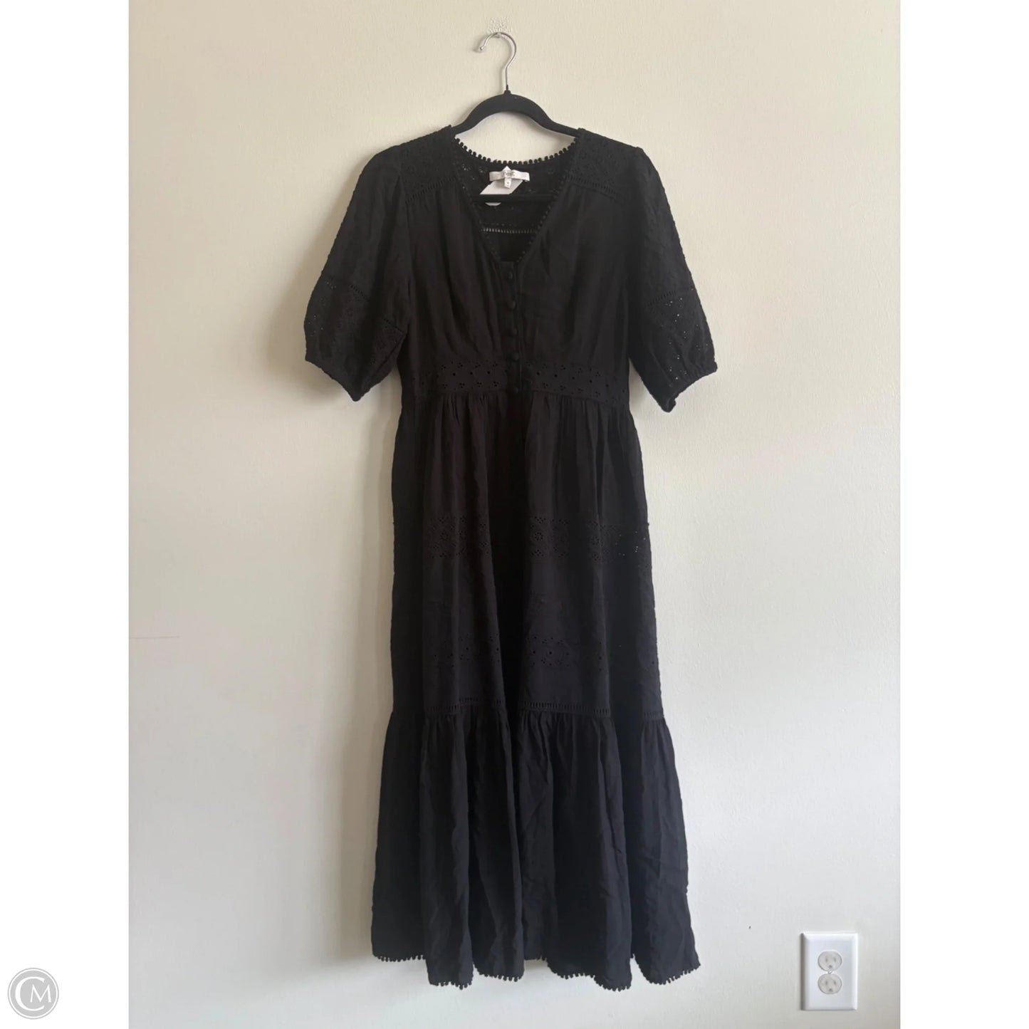 Dress Casual Maxi By Next In Black, Size: 12