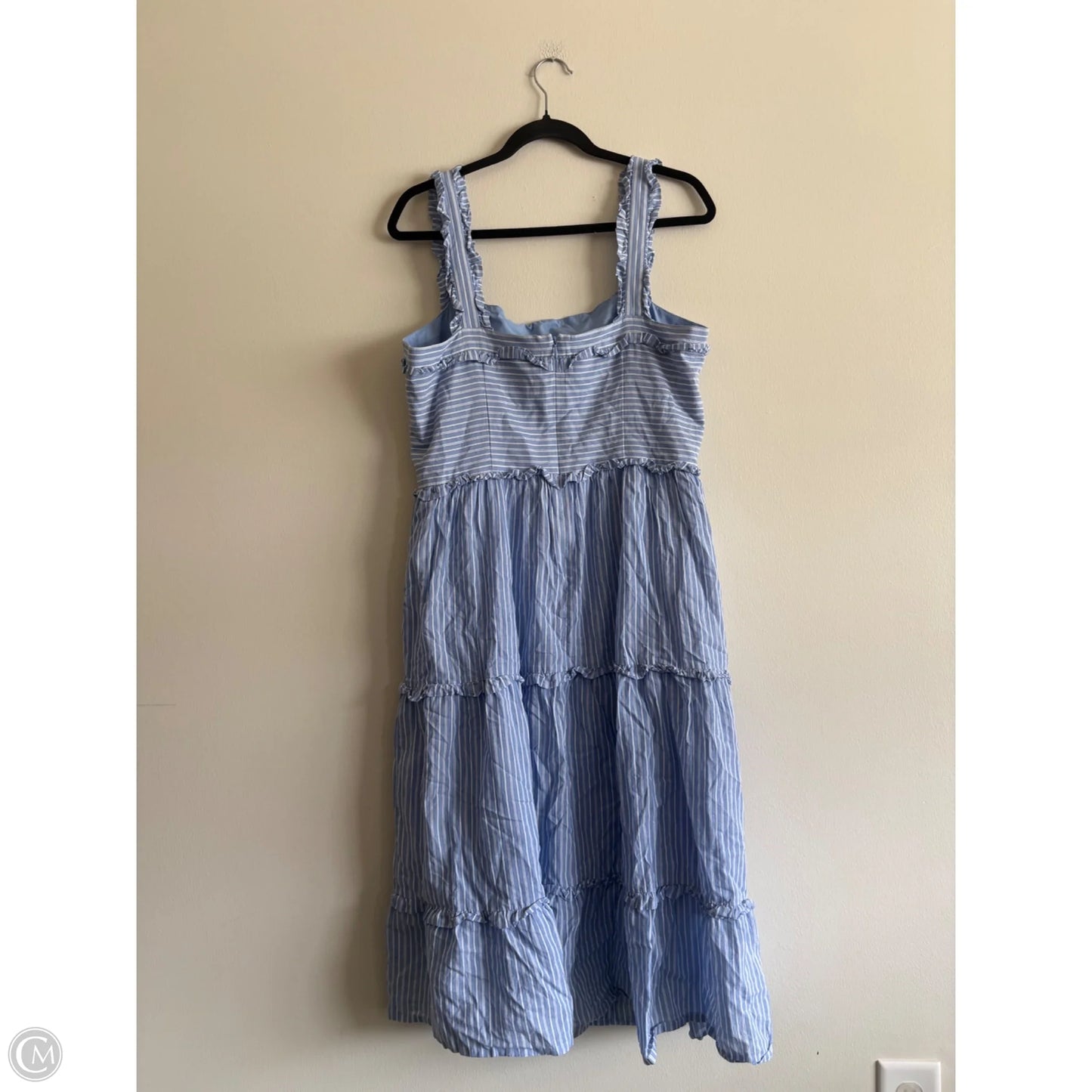 Dress Casual Maxi By Gal Meets Glam In Striped Pattern, Size: 14
