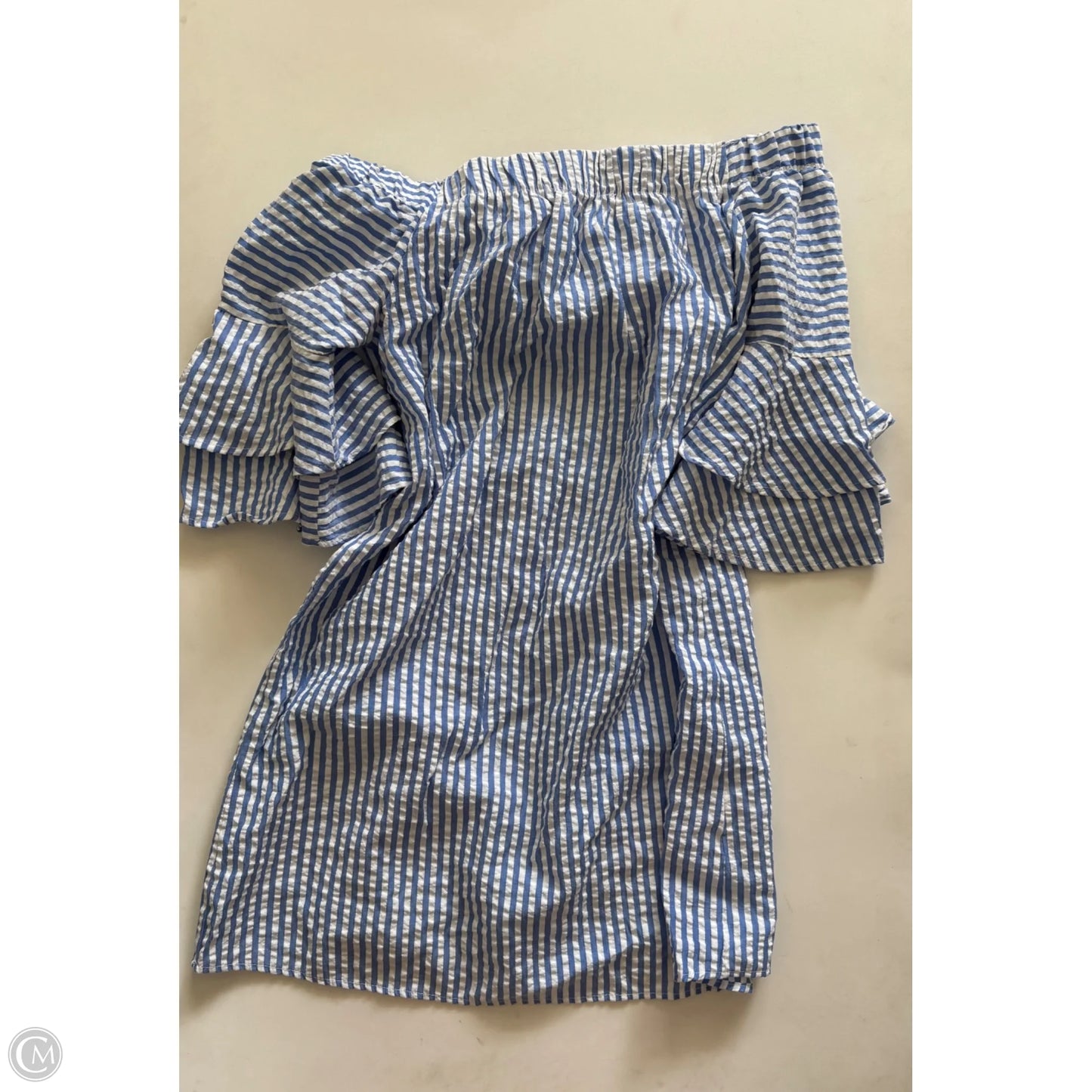 Dress Casual Short By Story In Striped Pattern, Size: M