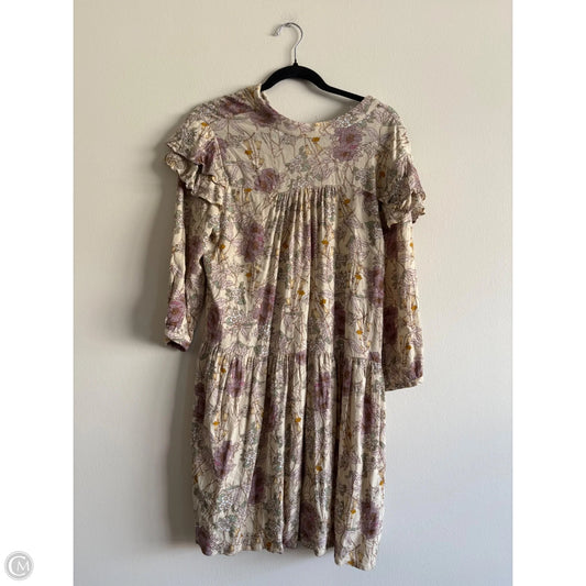 Dress Casual Midi By Ana In Floral Print, Size: M