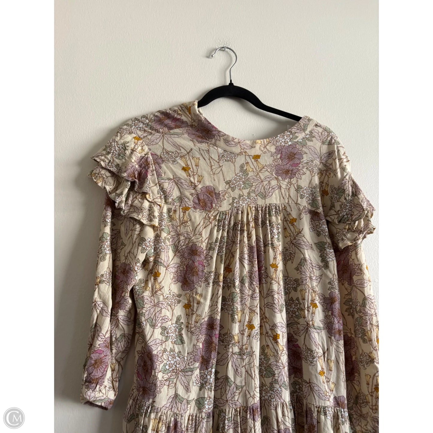 Dress Casual Midi By Ana In Floral Print, Size: M