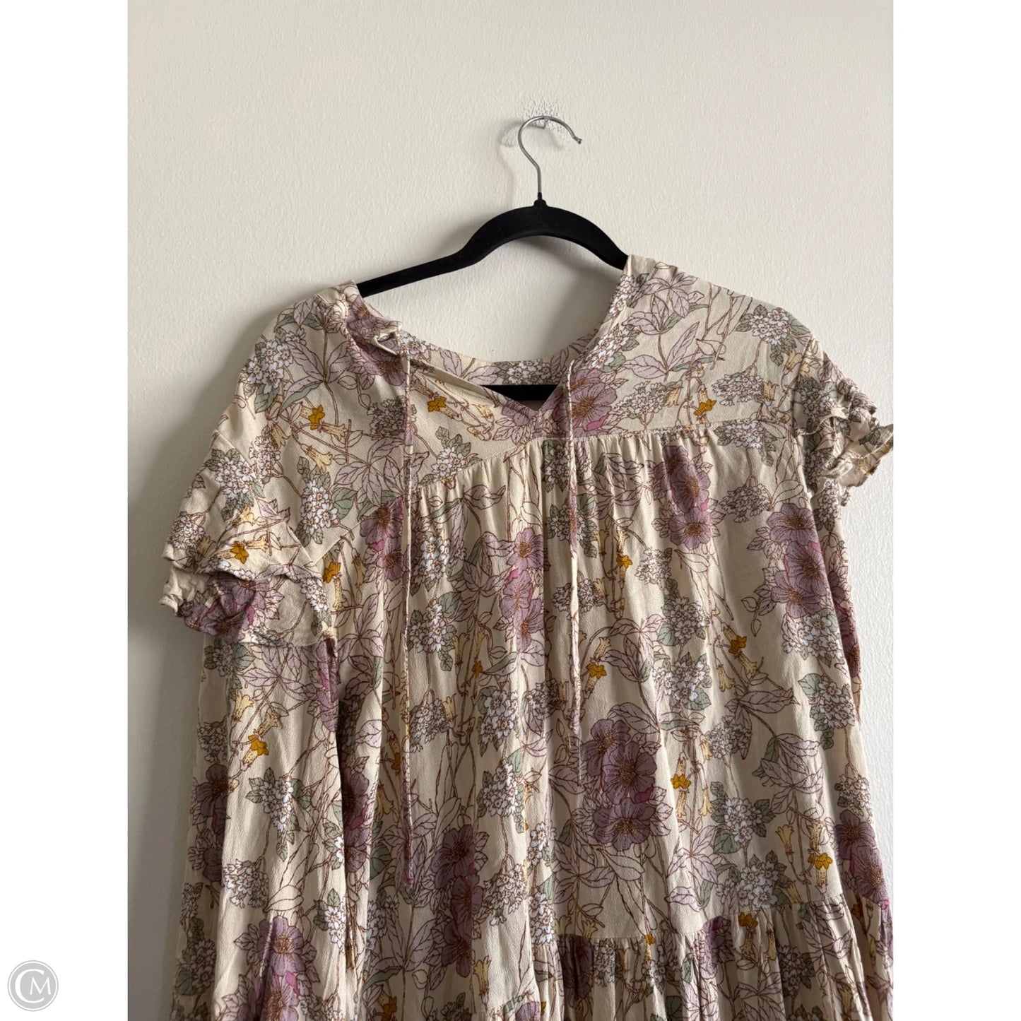 Dress Casual Midi By Ana In Floral Print, Size: M
