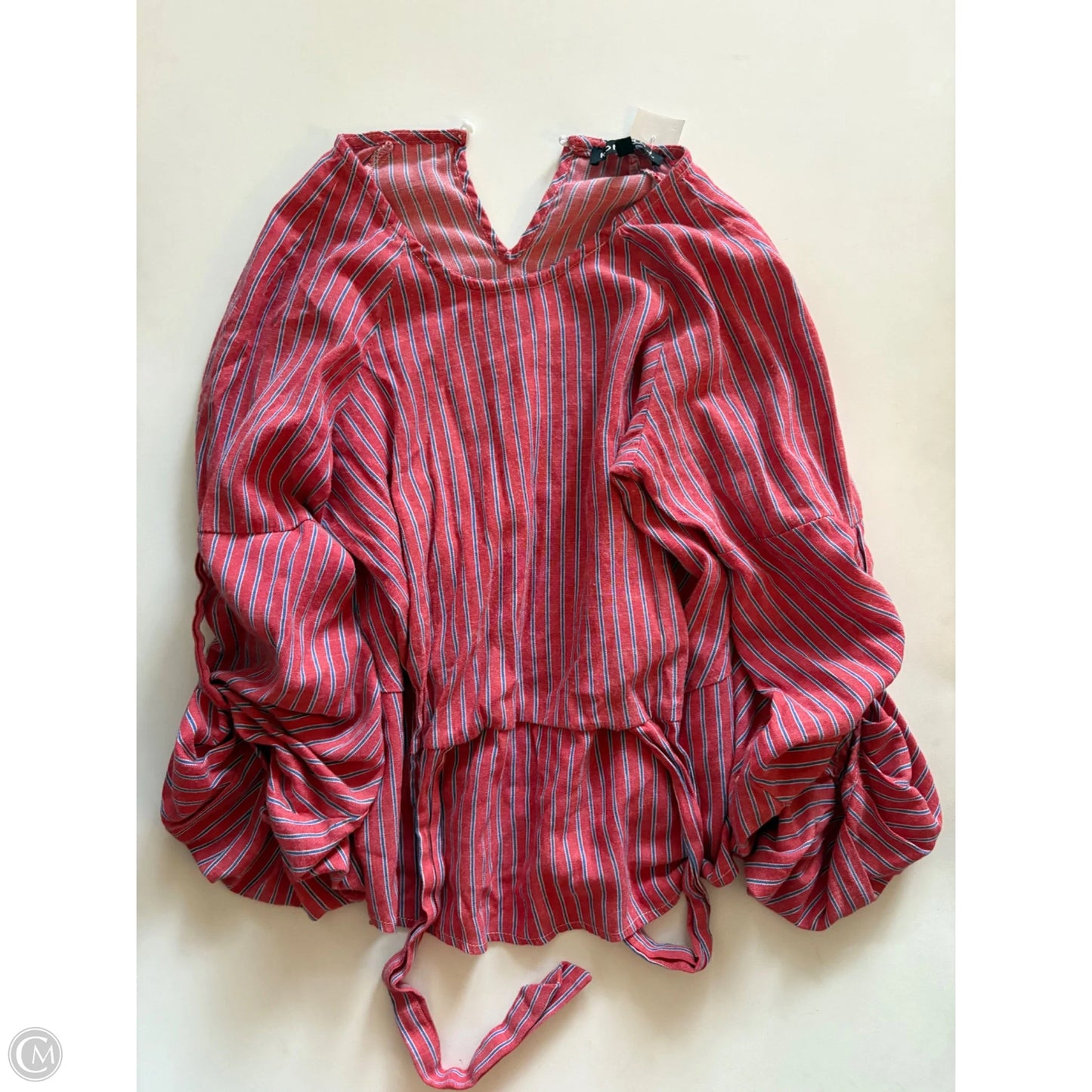 Top Long Sleeve By Kontrol In Striped Pattern, Size: M