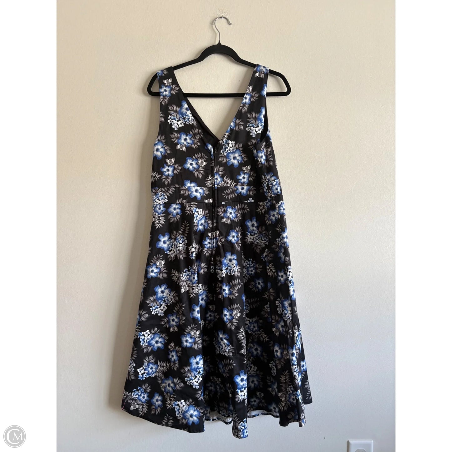 Dress Casual Maxi By Torrid In Black & Blue, Size: 16