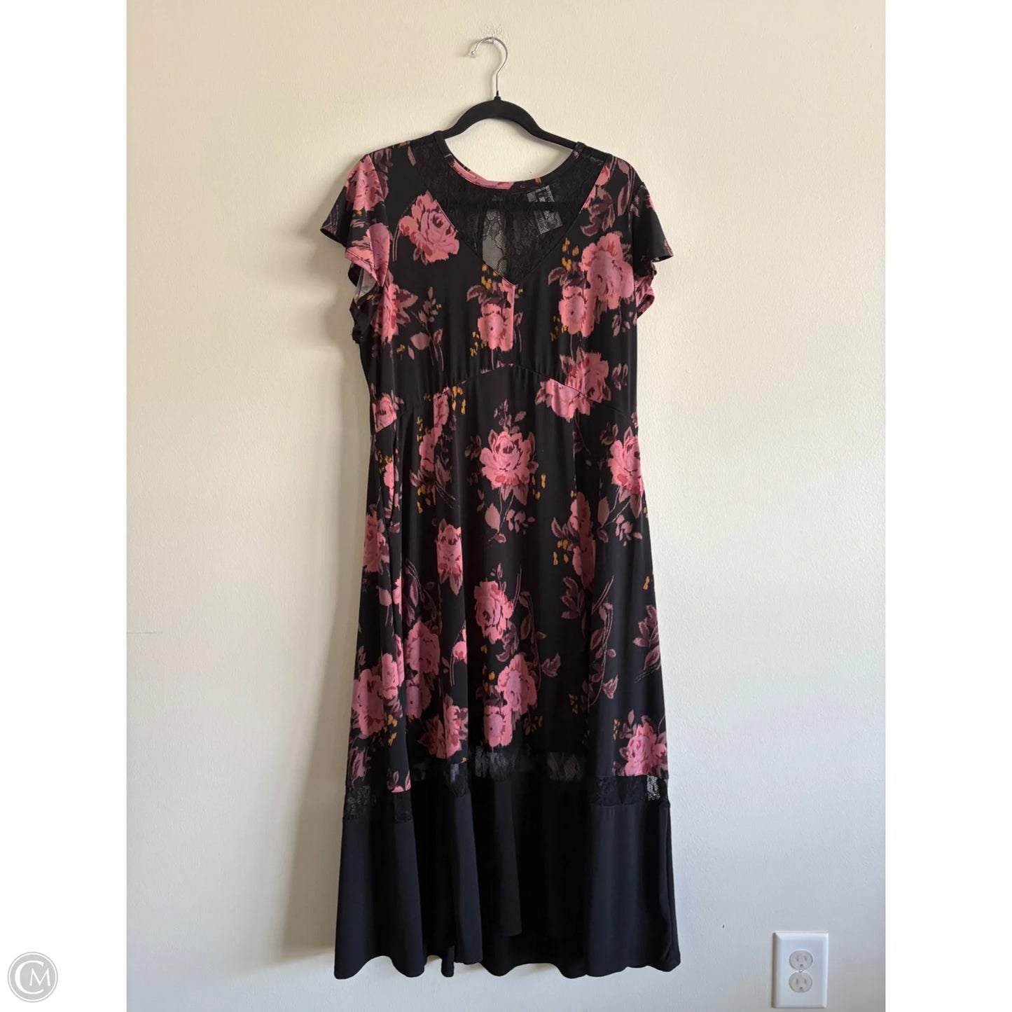 Dress Casual Maxi By Lane Bryant In Floral Print, Size: 14