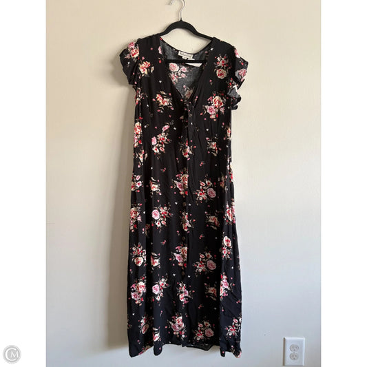 Dress Casual Midi By Indigo Rose In Black, Size: 2x