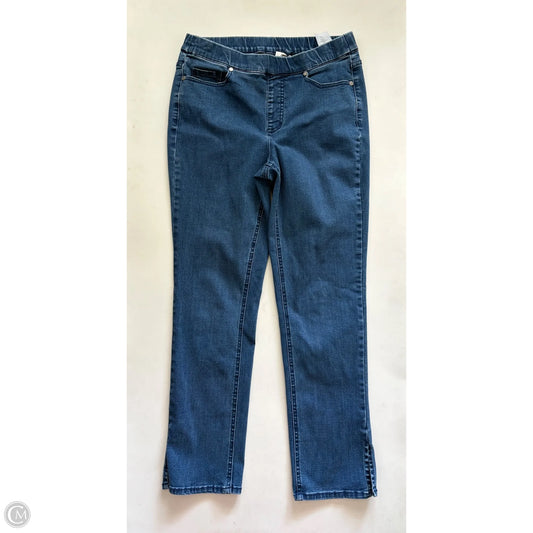 Jeans Straight By Isaac Mizrahi Live Qvc In Blue, Size: 6