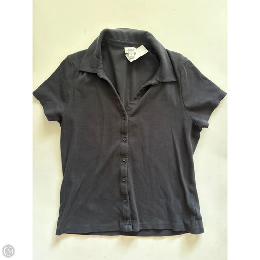 Top Short Sleeve By J. Crew In Black, Size: L