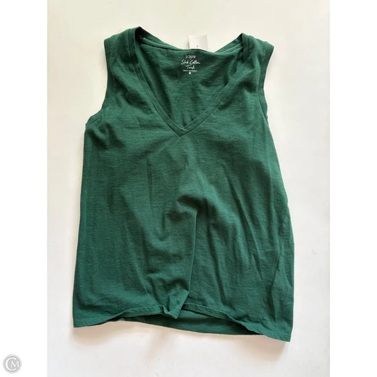 Tank Top By J. Crew In Green, Size: M