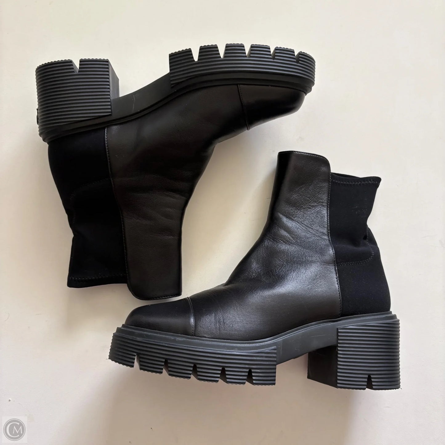 Boots Designer By Stuart Weitzman In Black, Size: 8