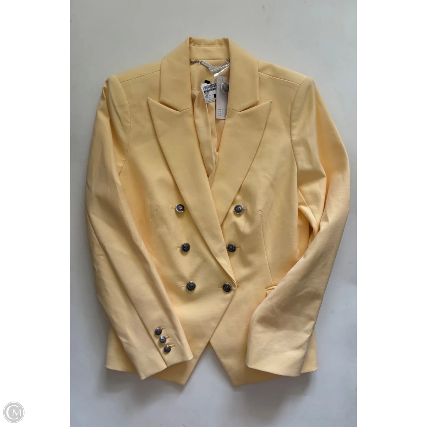 Blazer By White House Black Market In Yellow, Size: 8