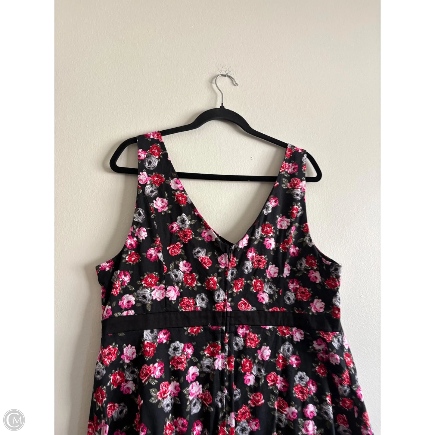 Dress Casual Midi By Torrid In Floral Print, Size: 16