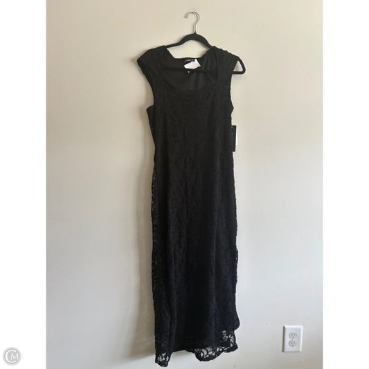 Dress Party Long By Bebe In Black, Size: L