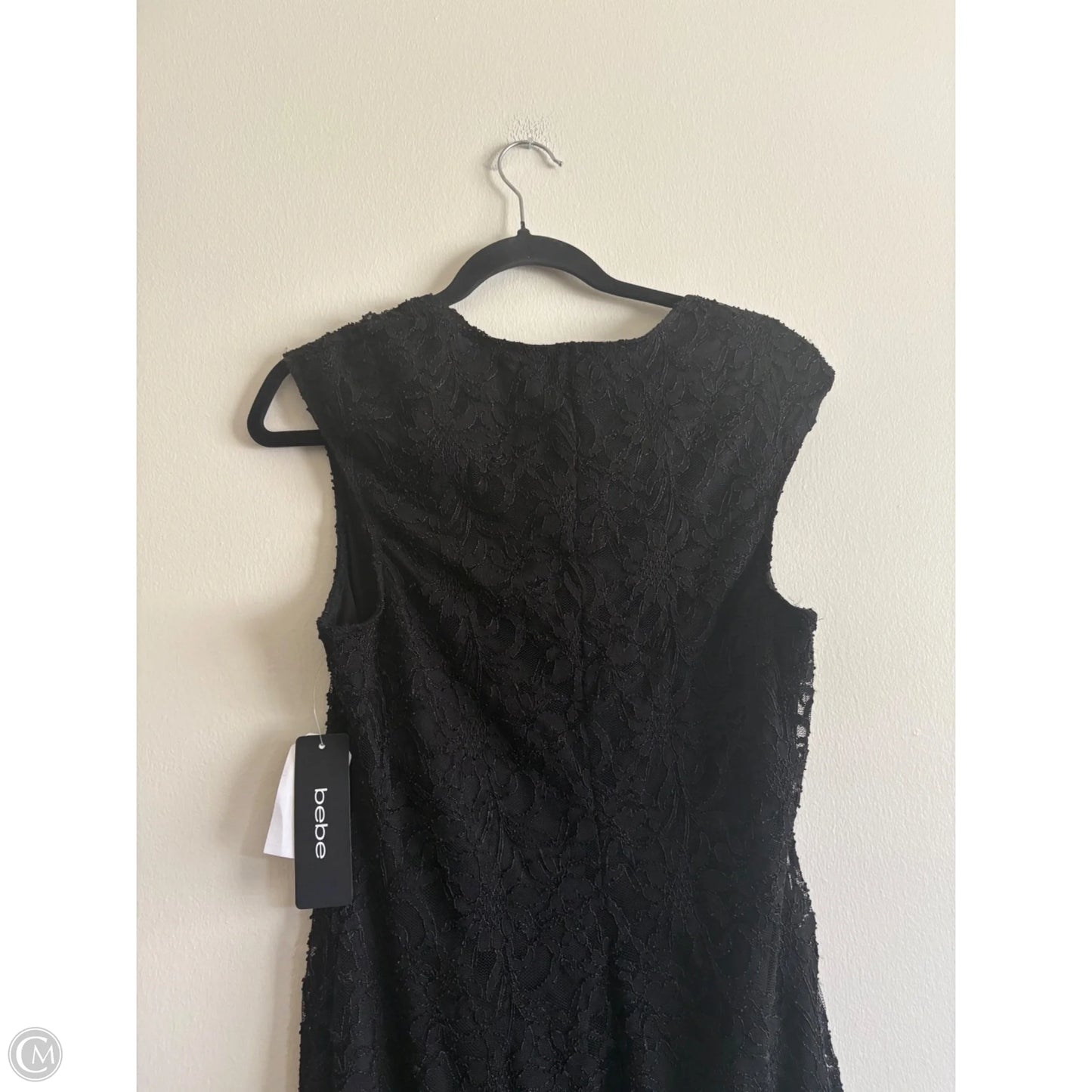 Dress Party Long By Bebe In Black, Size: L