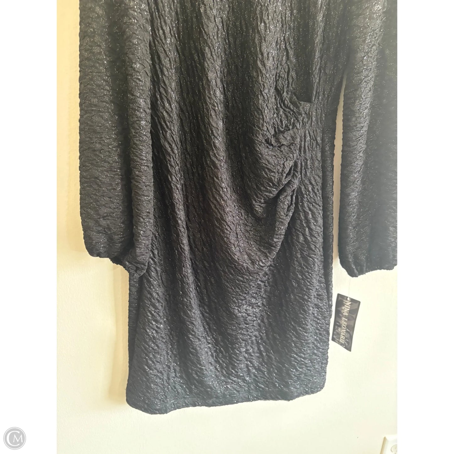 Dress Party Midi By Nina Leonard In Black, Size: M