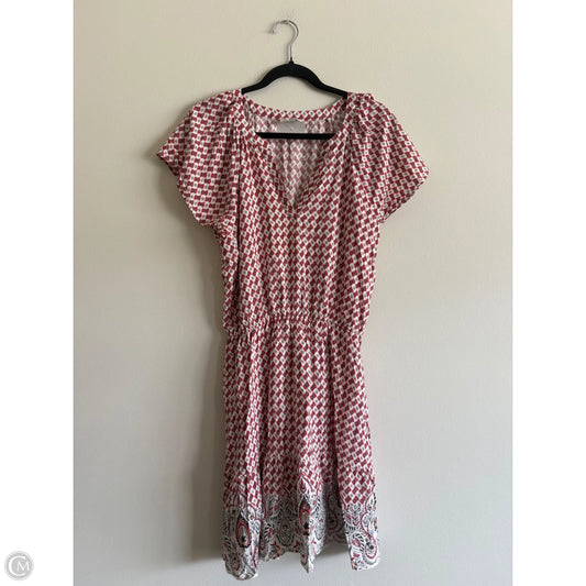 Dress Casual Short By Loft In Red, Size: M