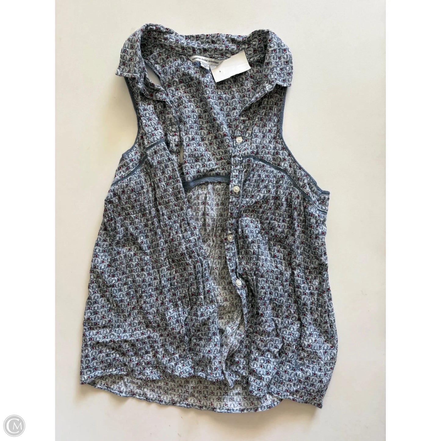 Tank Top By American Eagle In Floral Print, Size: S