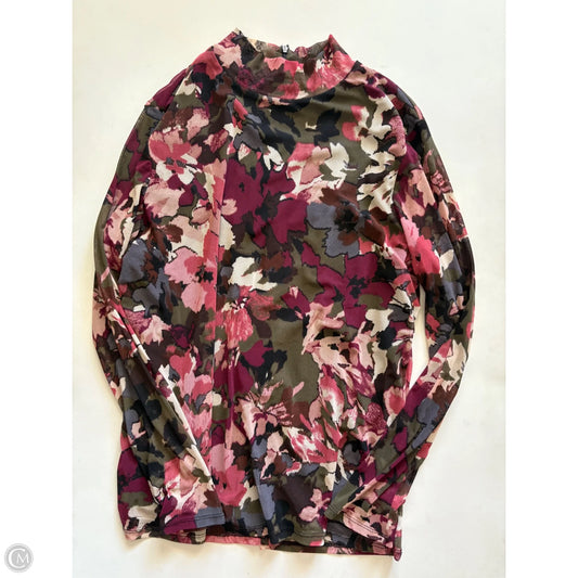 Blouse Long Sleeve By Anne Klein In Multi-colored, Size: Xl