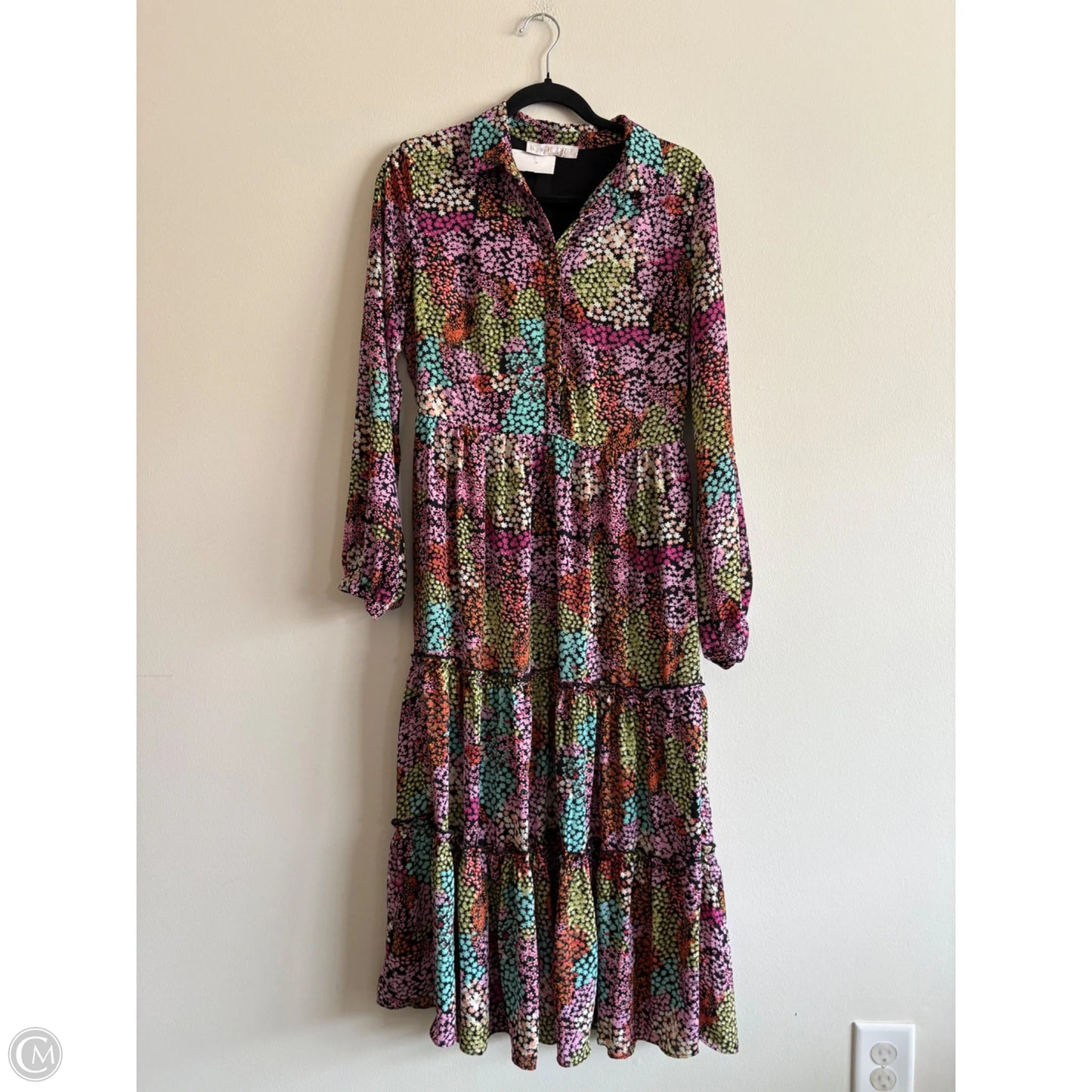 Dress Casual Maxi By Karlie In Floral Print, Size: M