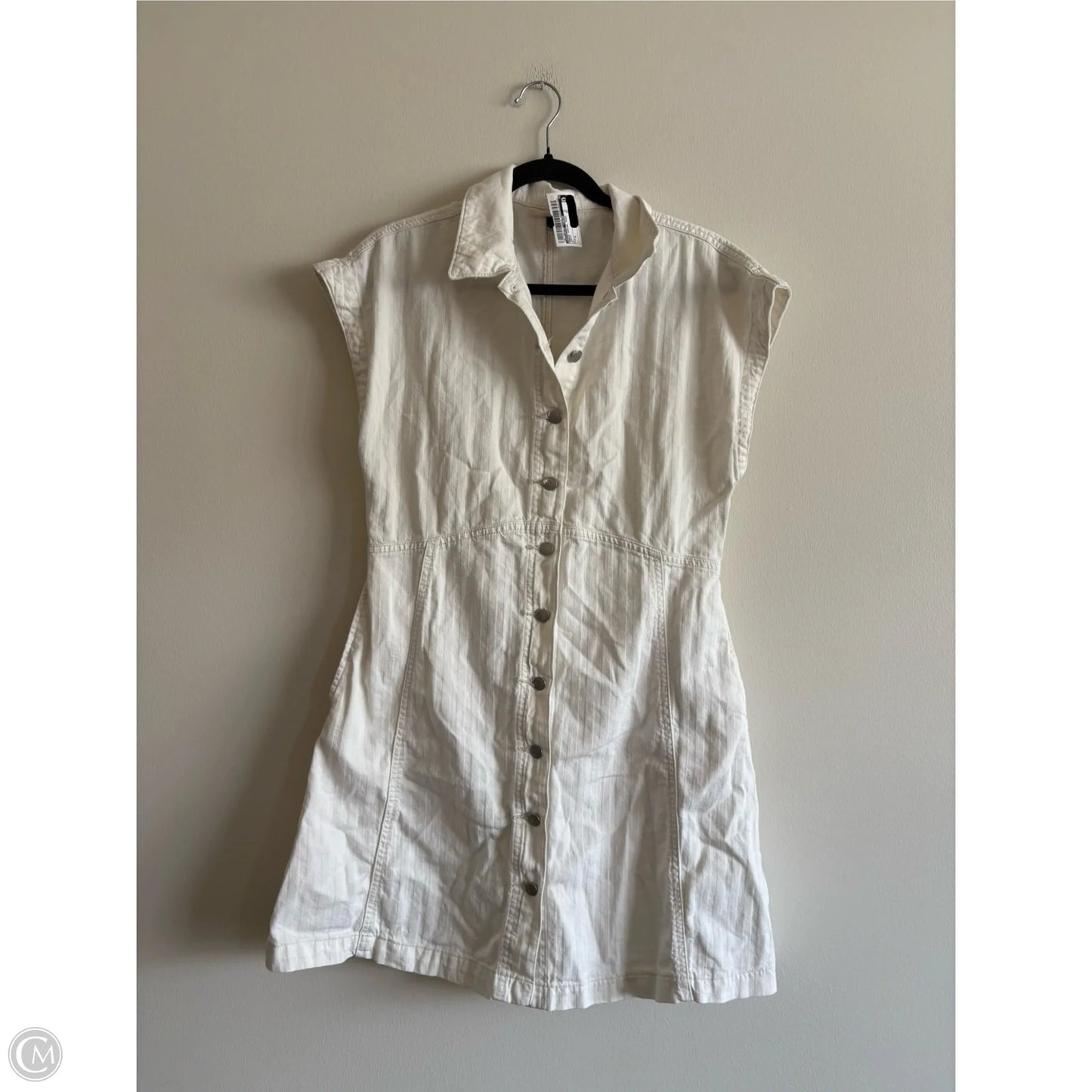 Dress Casual Midi By Universal Thread In Cream, Size: S