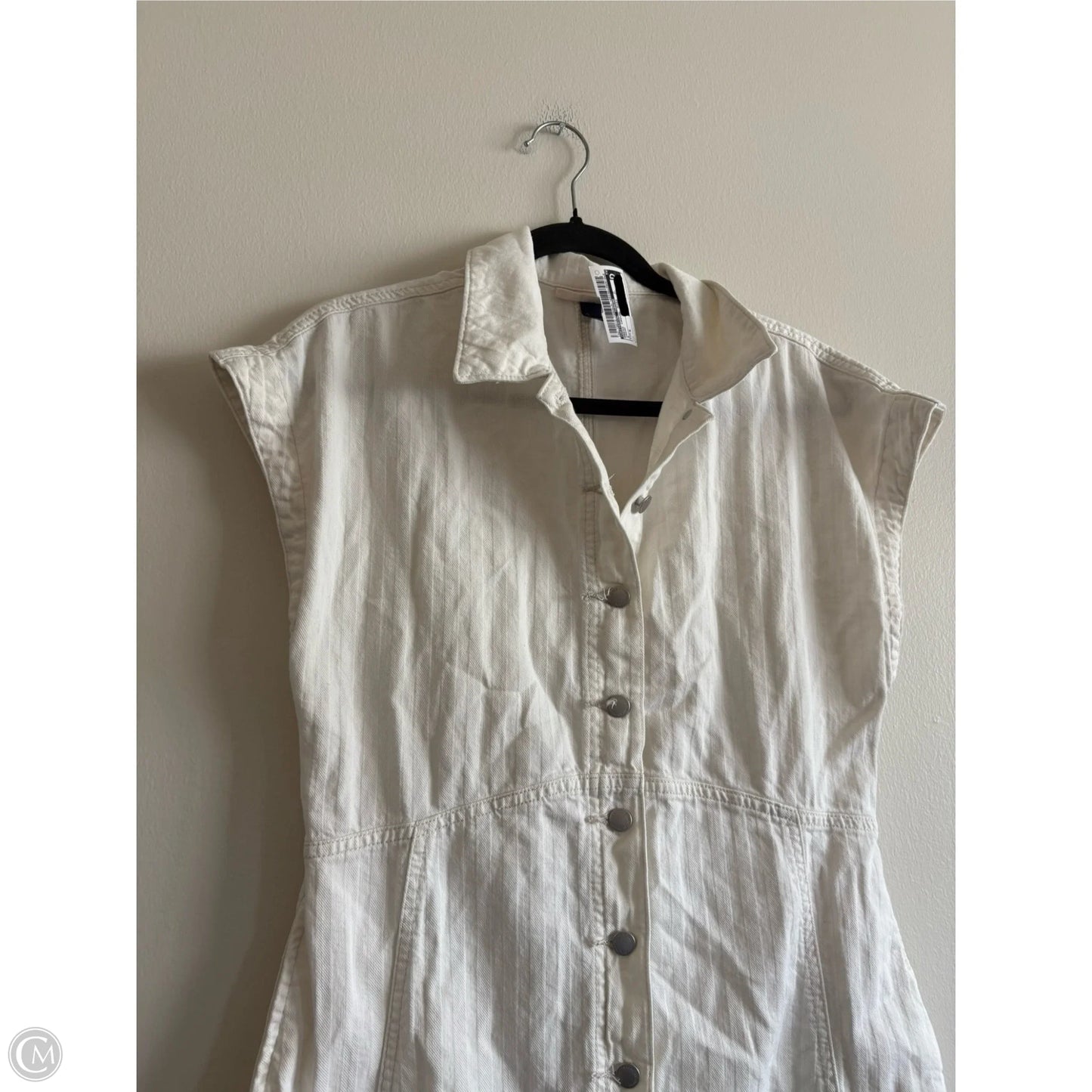 Dress Casual Midi By Universal Thread In Cream, Size: S
