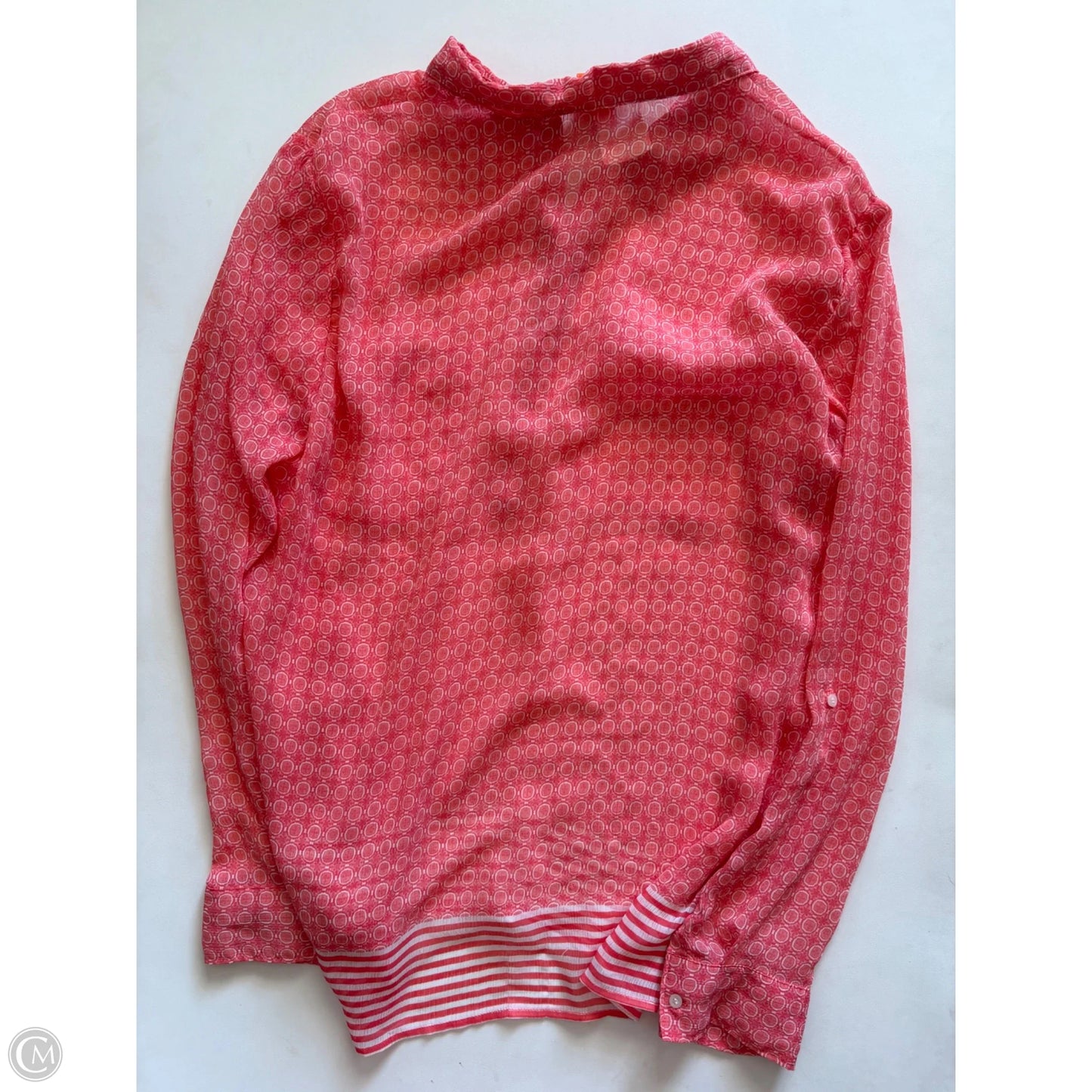 Blouse Long Sleeve By Joe Fresh In Orange, Size: Xl