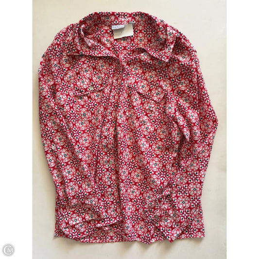 Top Long Sleeve By Kim Rogers In Floral Print, Size: Xl