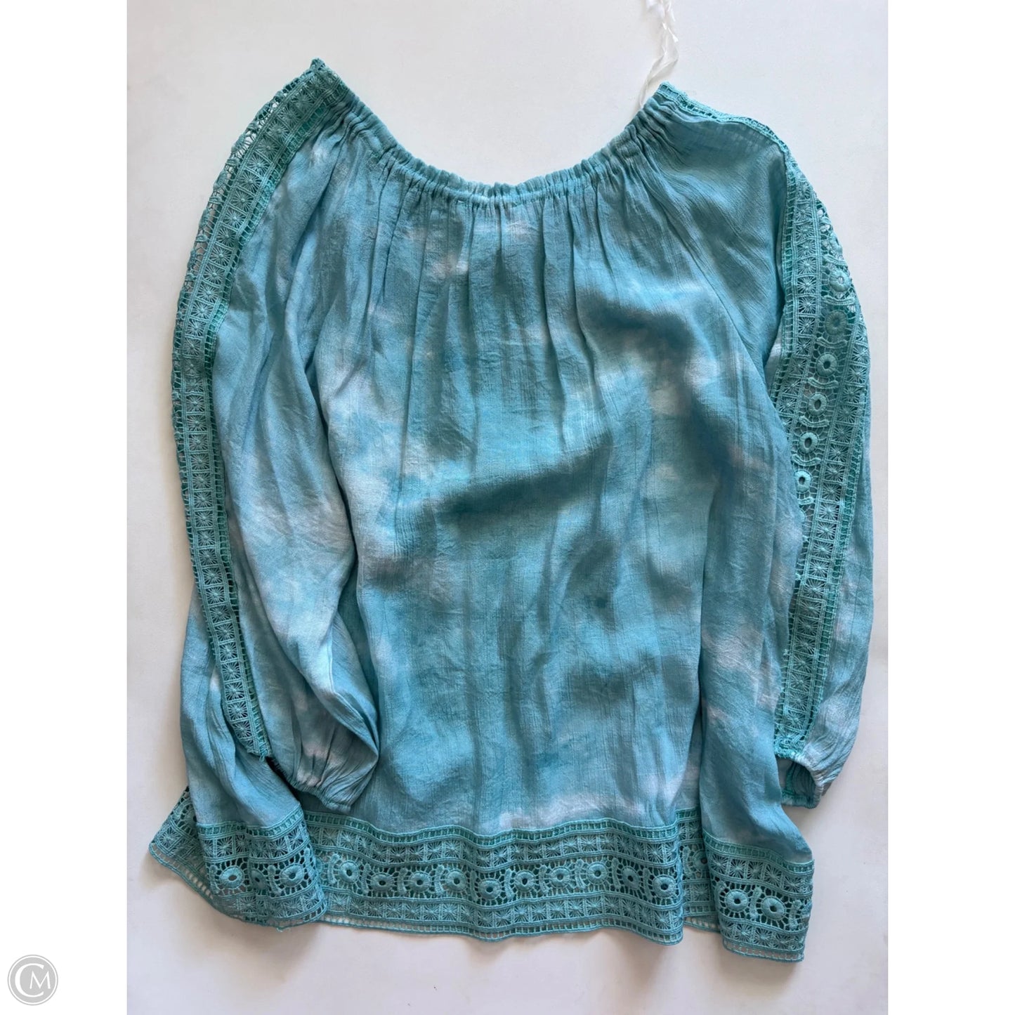 Top Long Sleeve By New Directions In Blue, Size: Xl