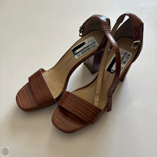 Shoes Heels Block By Chinese Laundry In Brown, Size: 7.5