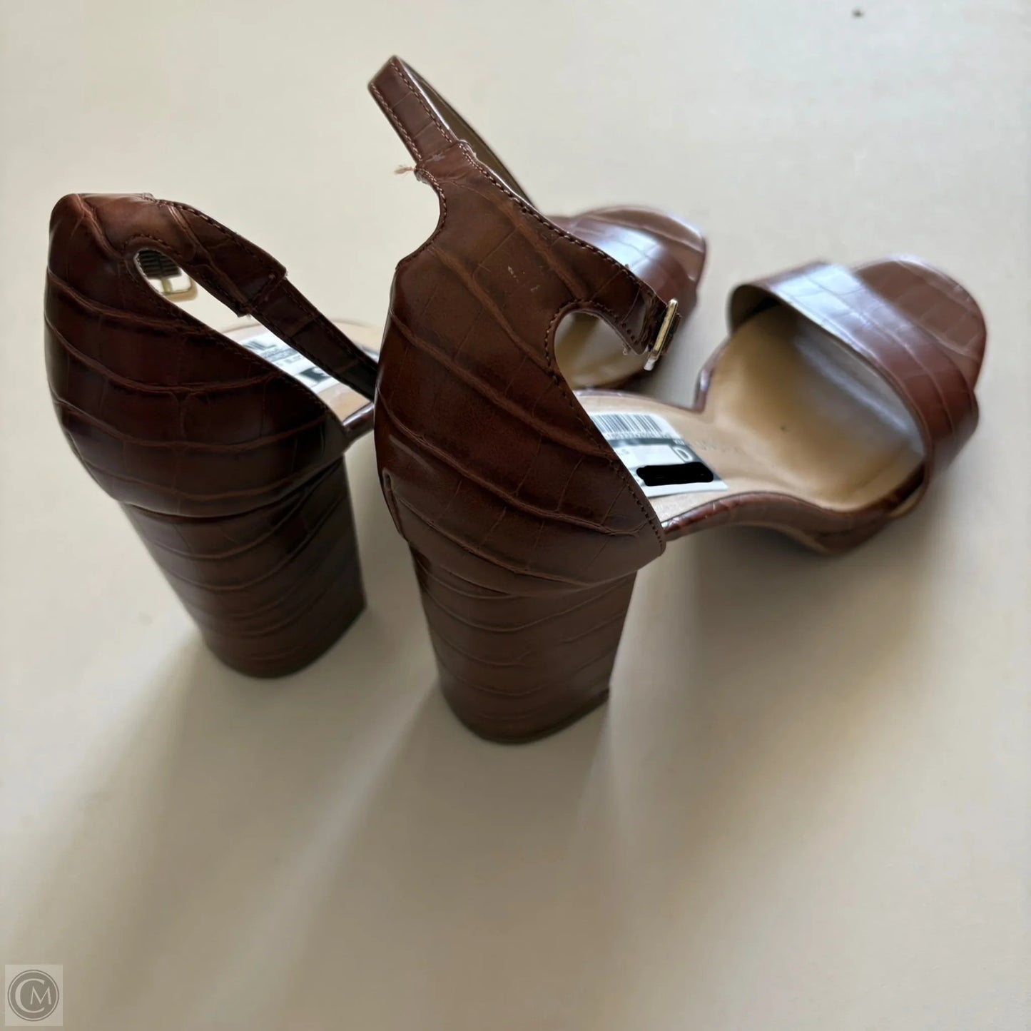 Shoes Heels Block By Chinese Laundry In Brown, Size: 7.5