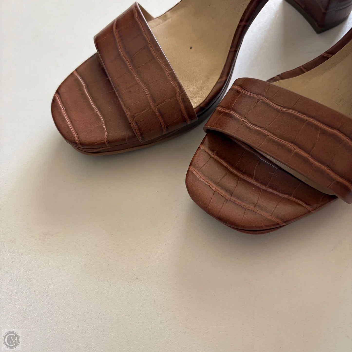Shoes Heels Block By Chinese Laundry In Brown, Size: 7.5