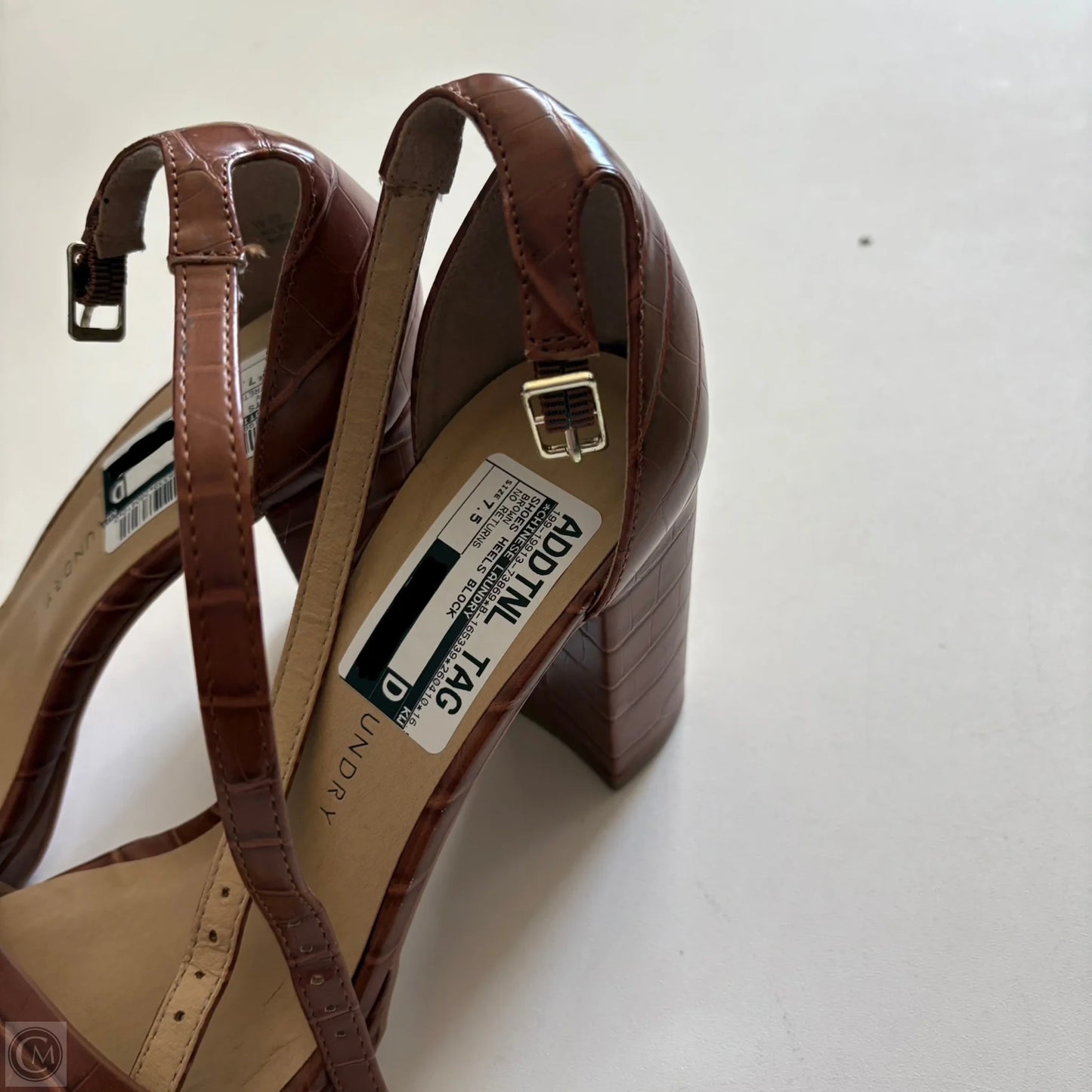 Shoes Heels Block By Chinese Laundry In Brown, Size: 7.5