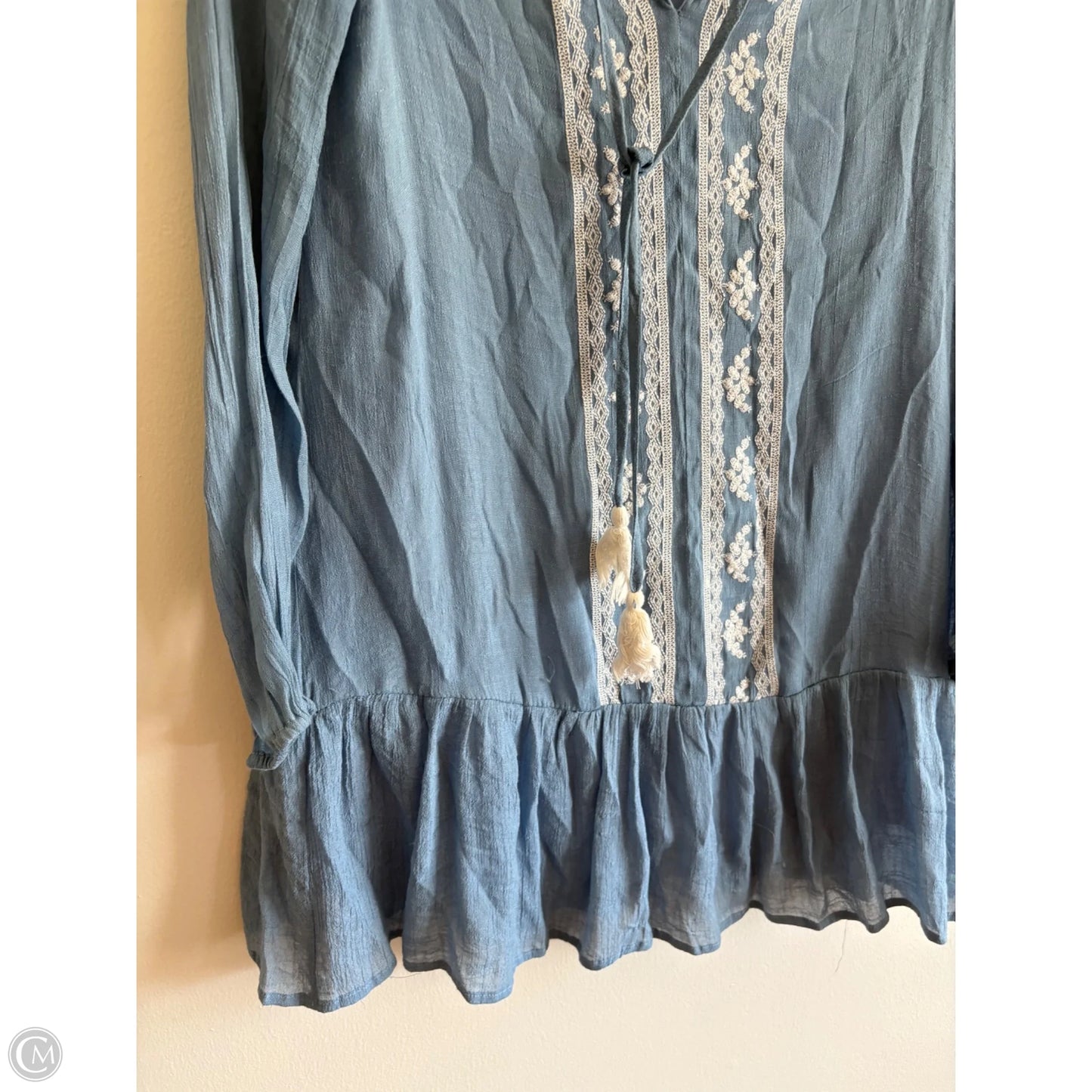 Dress Casual Midi By Entro In Blue, Size: S