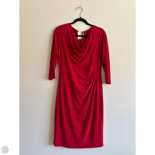 Dress Work By Anne Klein In Red, Size: 8