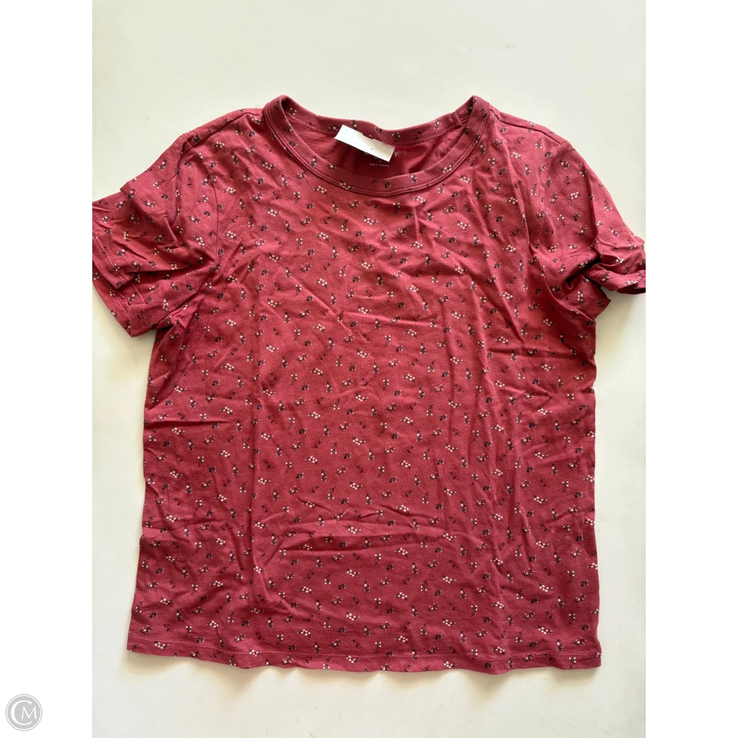 Top Short Sleeve By Old Navy In Red, Size: M