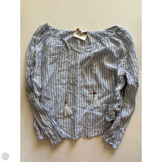 Top Long Sleeve By Cynthia Rowley In Striped Pattern, Size: Xl