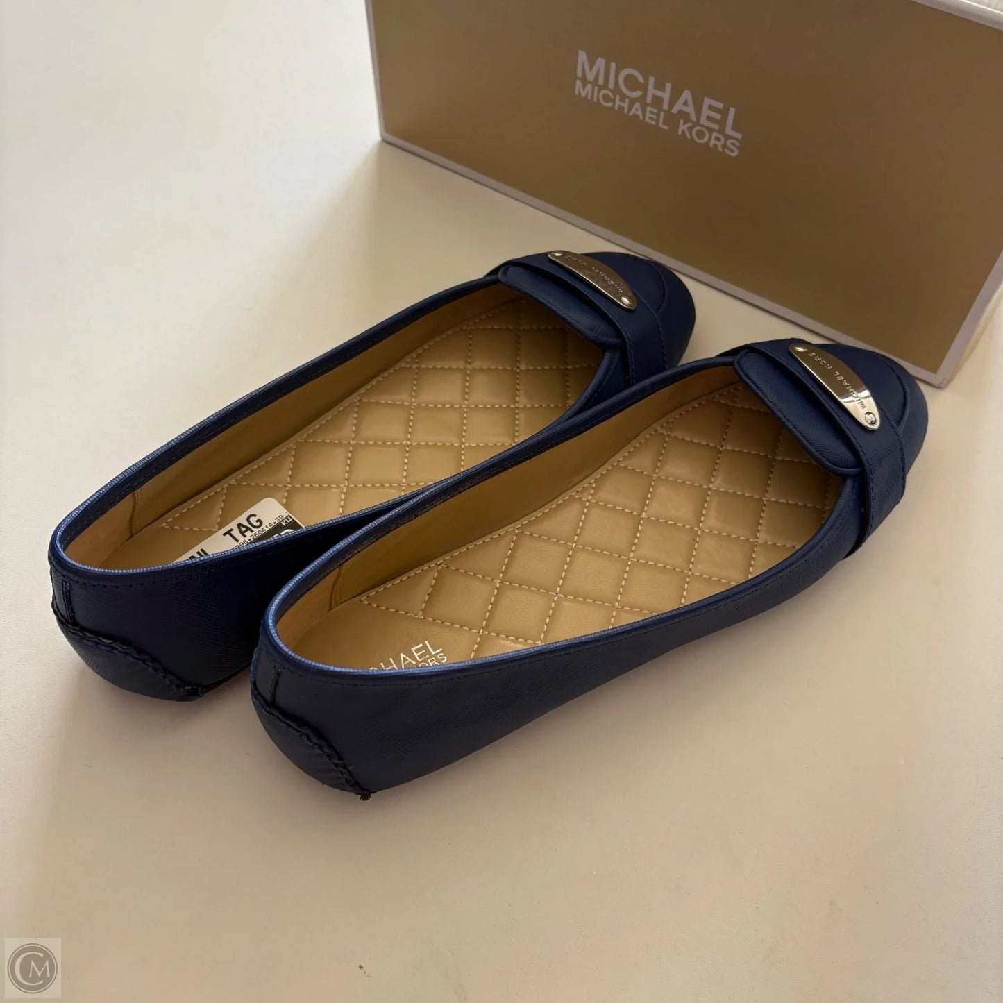 Shoes Designer By Michael Kors In Blue, Size: 8.5