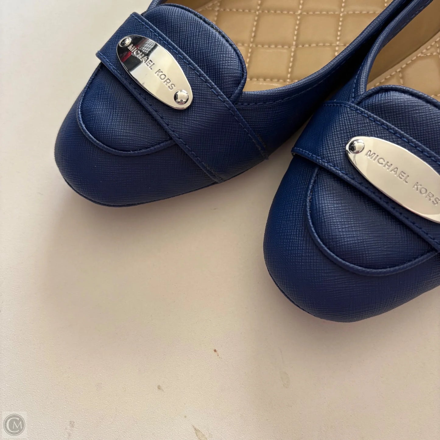 Shoes Designer By Michael Kors In Blue, Size: 8.5