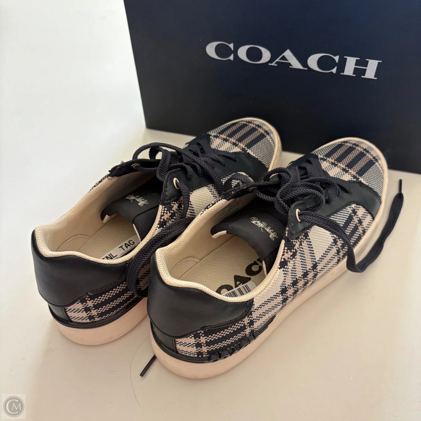 Shoes Designer By Coach In Navy, Size: 7