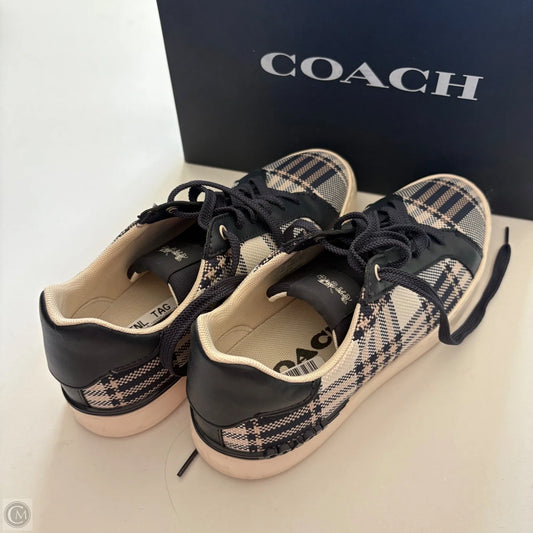 Shoes Designer By Coach In Navy, Size: 7
