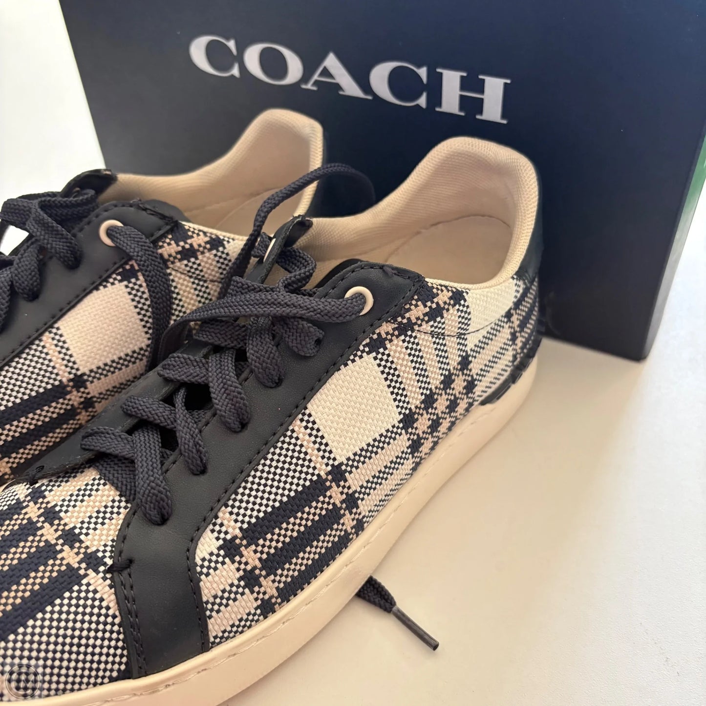 Shoes Designer By Coach In Navy, Size: 7