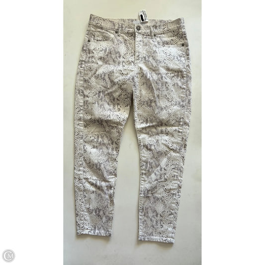 Jeans Straight By Loft In Animal Print, Size: 10