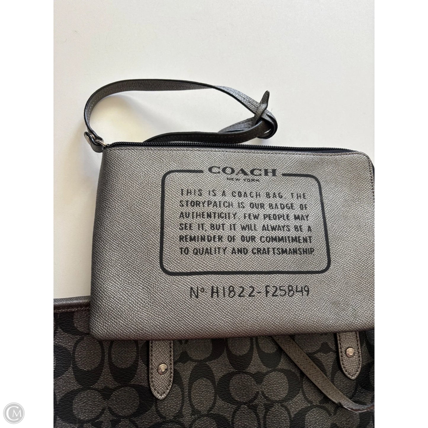 Handbag Designer By Coach, Size: Large