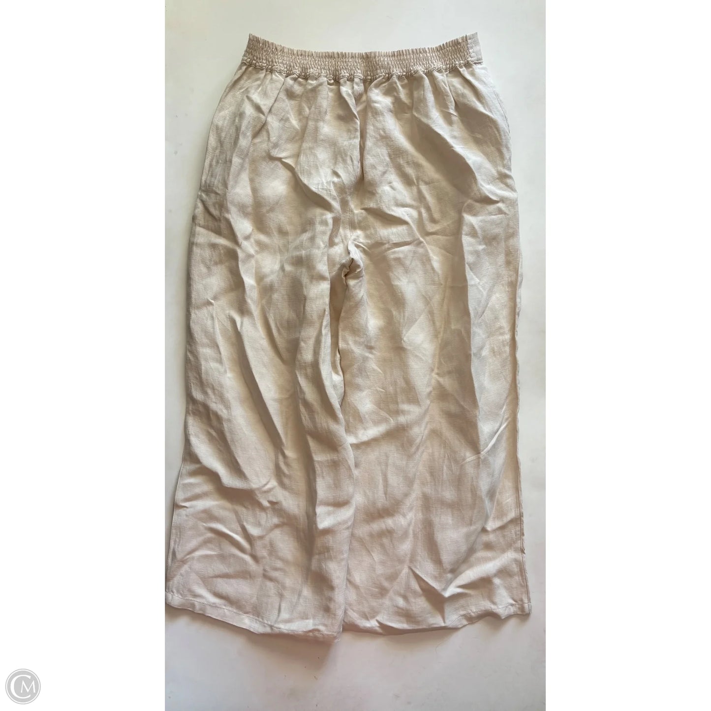 Pants Linen By Joie In Cream, Size: L