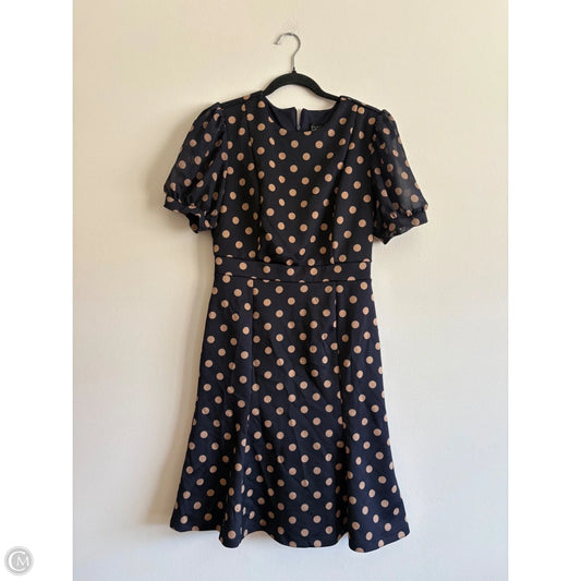Dress Casual Midi By Enfocus In Polkadot Pattern, Size: 6