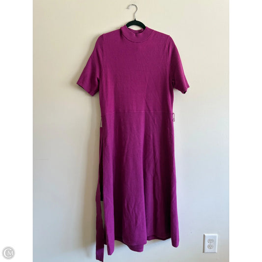 Dress Work By Ann Taylor In Purple, Size: Xl
